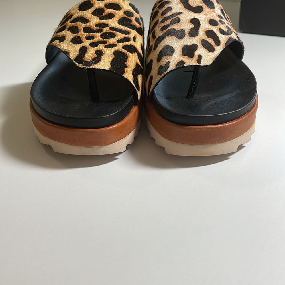 Donald j Pliner leopard calf hair sandals - Picture 3 of 10